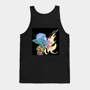 magical fairy ecopop in colorful rainbow art Tank Top